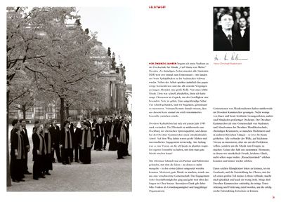2005, Dresdner Kammerchor, Festschrift, Inhalt