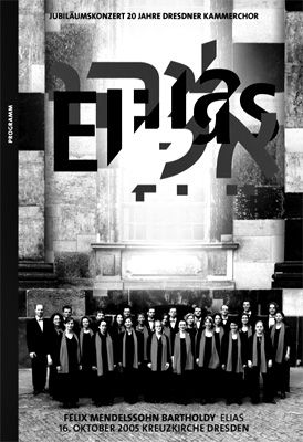 2005, Dresdner Kammerchor, Programmheft, Cover